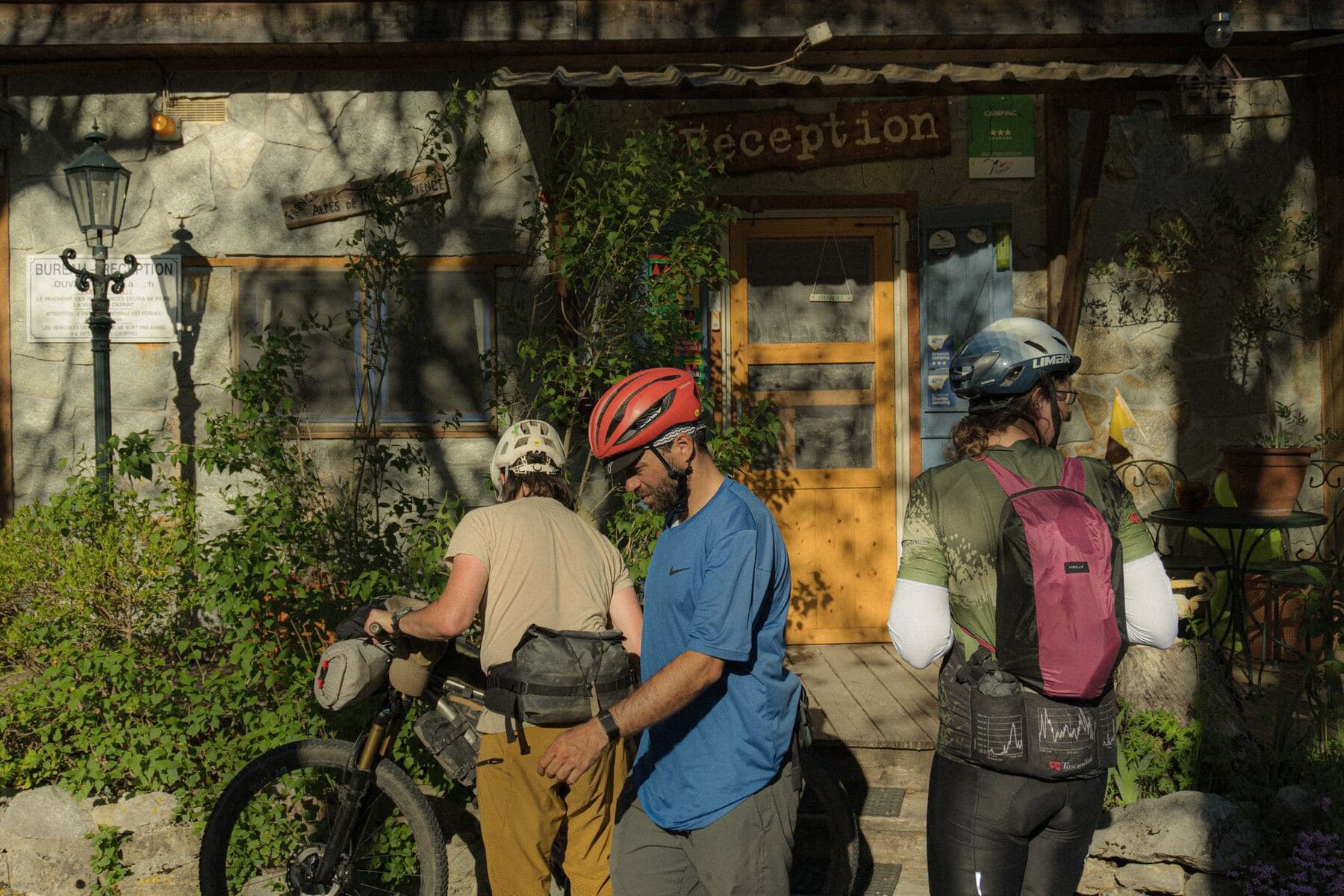 Arriving at a previous trip's accommodation