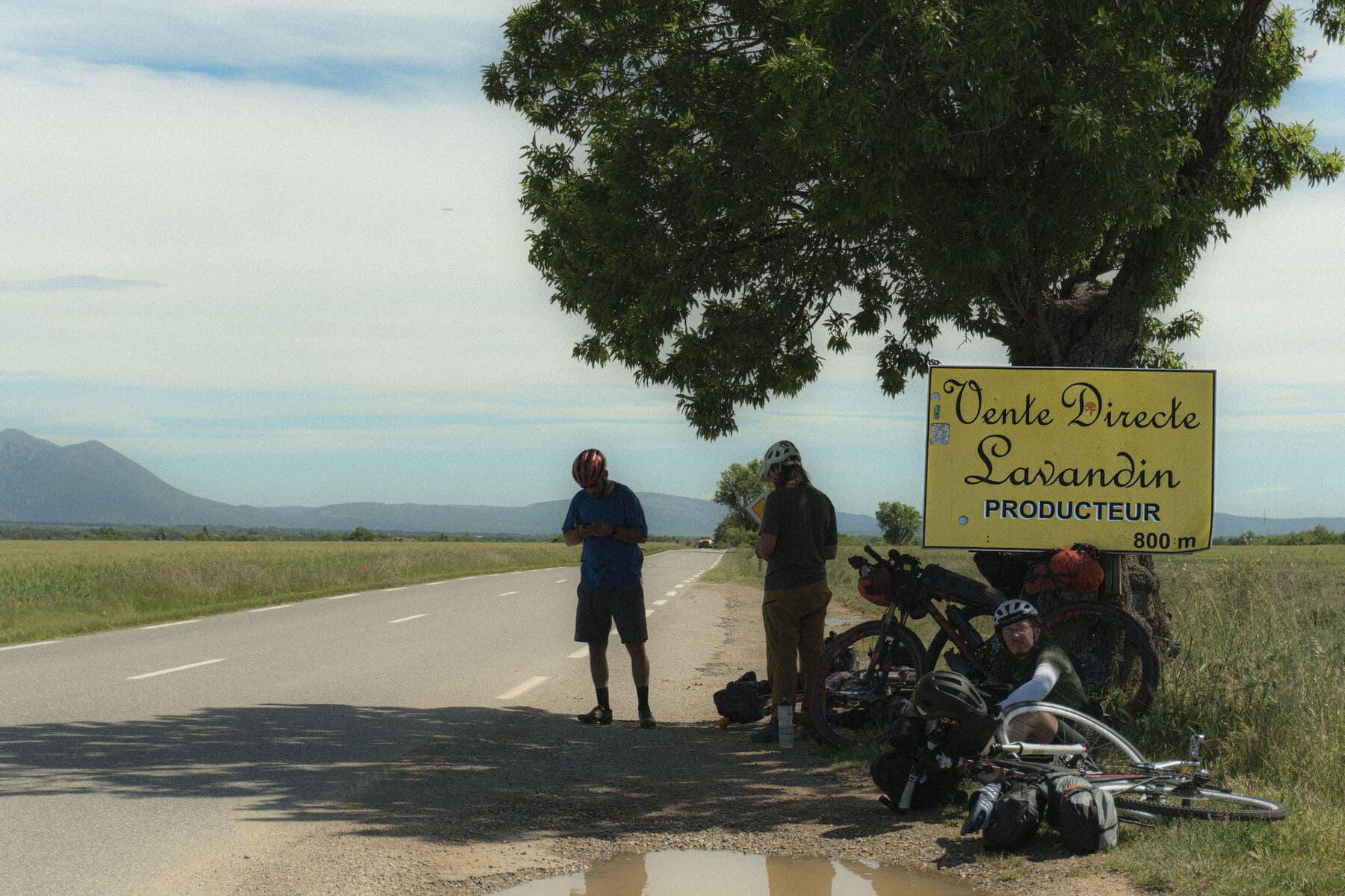 A roadside stop on a previous trip