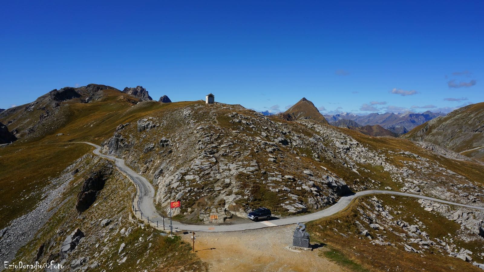 Colle Fauniera in autumn colors