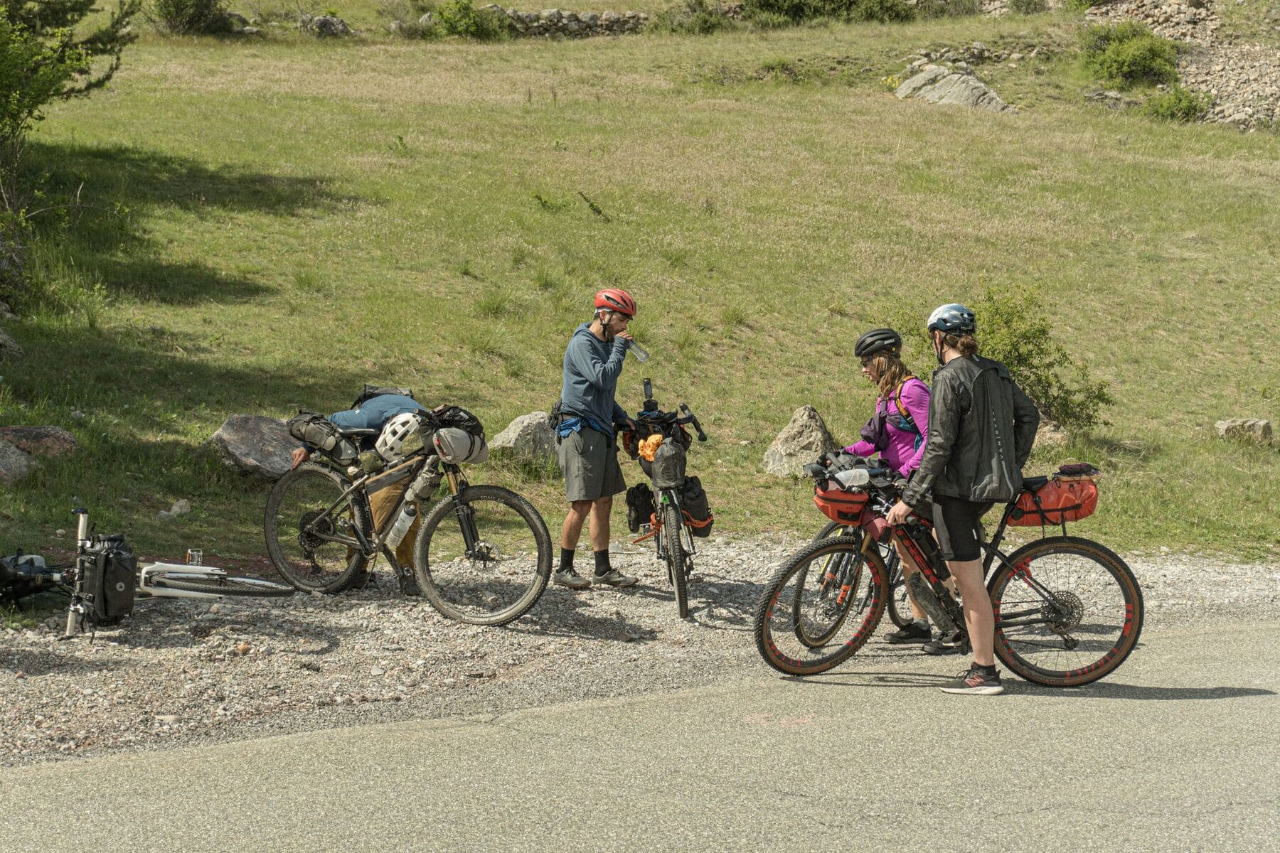 The group together on a previous trip